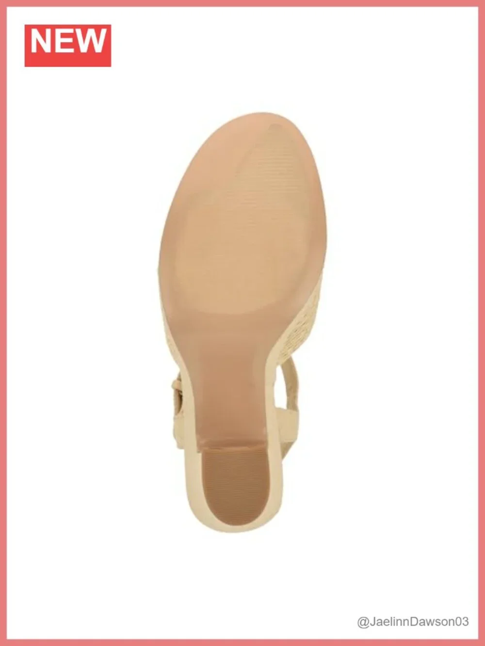 Woven Fabric Platform Heels Sandals Ankle Strap Buckle